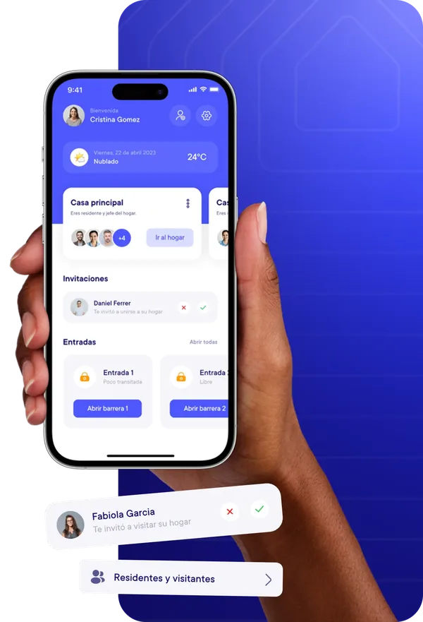 App RingM: abrir el portón del condominio desde el celular
